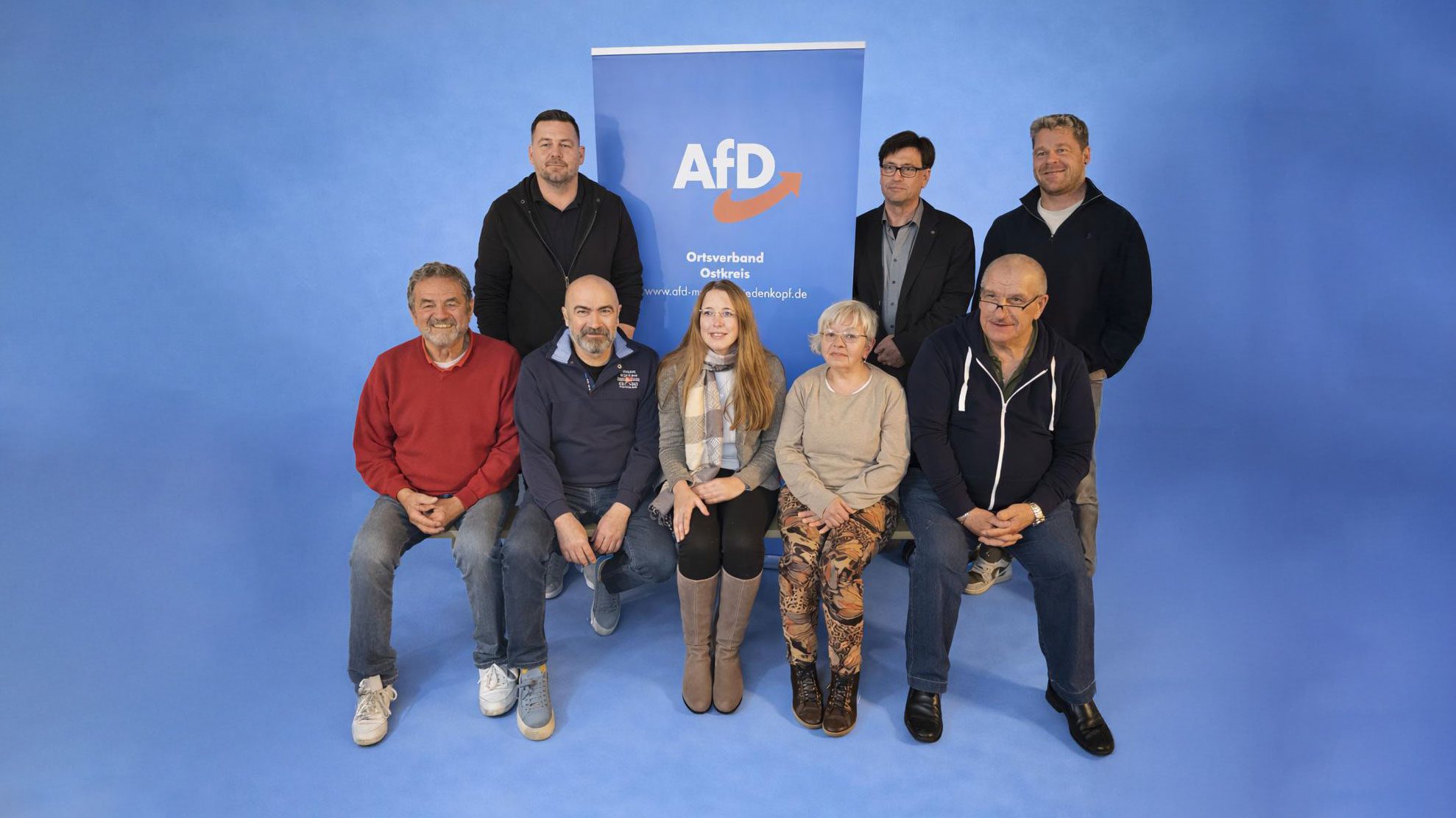 Gruppenfoto unserer Kandidaten für die Stadtverordnetenversammlung Kirchhain